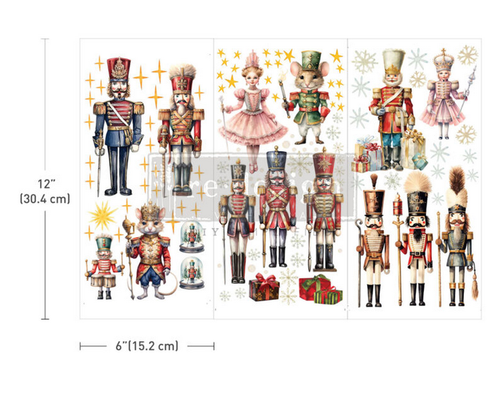 Nutcracker Christmas - Redesign with Prima Decor Small Transfer