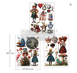 Whimsical Realm - Alice in Wonderland - Redesign with Prima Decor Middy Transfer