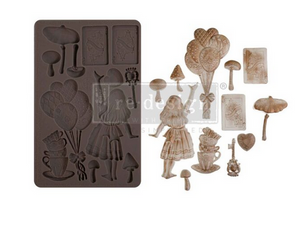 Whimsy Craft Chronicles - Alice in Wonderland - Decor Mould by reDesign by Prima (Copy)