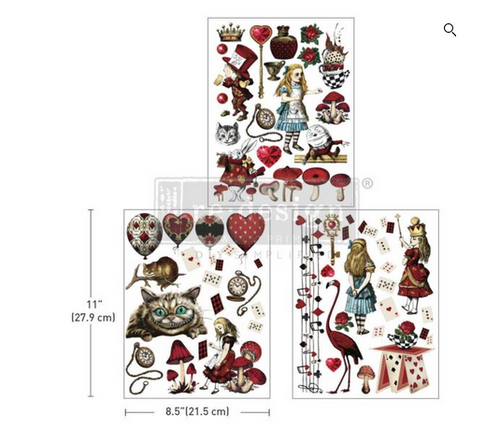 Wonderland Impressions  - Alice in Wonderland - Redesign with Prima Decor Middy Transfer