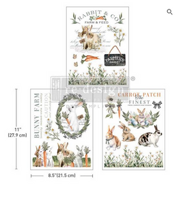 Blossom Bunnies - Redesign with Prima Decor Middy Transfer Q1 2025 Release