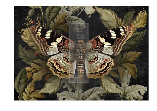 Butterfly Conservatory Tales A1 - Redesign with Prima Decor Decoupage Paper A1 Q1` 2025 Release