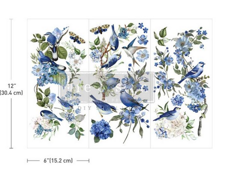 Garden Whispers Redesign with Prima Decor Small Transfer Q1 2025 Release