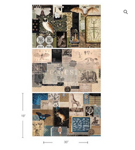 Mystic Manuscripts - DIY -3 pack -  Redesign with Prima Decor Decoupage Tissue Paper